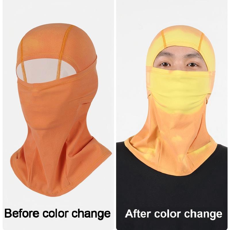 Autumn/Winter Cycling Thermal Face Mask Breathable Color-Changing Hood Ski Fleece-Lined Thickened Windproof Cold-Resistant Thermal Sensitive Face Cover | FREE SHIPPING