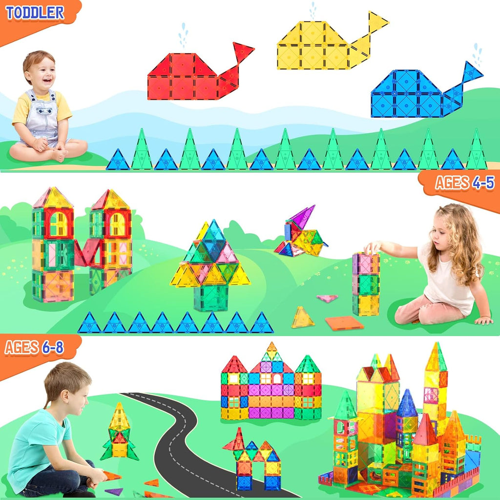 40PCS Magnetic Building Tiles – Spark Creativity & Learning Through Play | 40% OFF, $40 Savings, TODAY ONLY