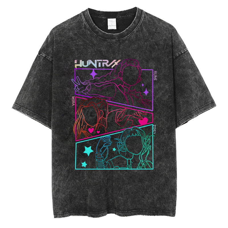 KPop Demon Hunters,HUNTR/X T-Shirt | FREE SHIPPING