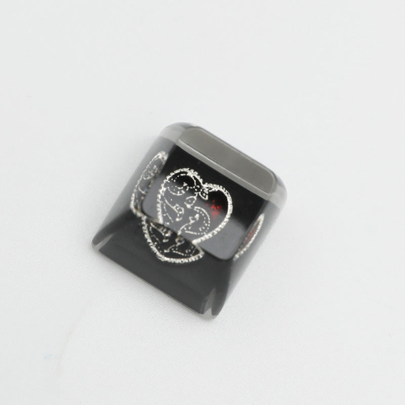 Artisan Skull Resin Keycap – Handmade SA Profile 1U for MX Switch Mechanical Keyboards | 33% OFF, FREE SHIPPING