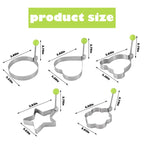 5 Types Of Stainless Steel Cooking Molds | Free Shipping