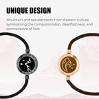 Long Distance Touch Bracelets for Couples – Light & Vibration Smart Jewelry with Bluetooth Connection, Waterproof & Rechargeable - Love Gift for Him & Her | 45% OFF, FREE SHIPPING