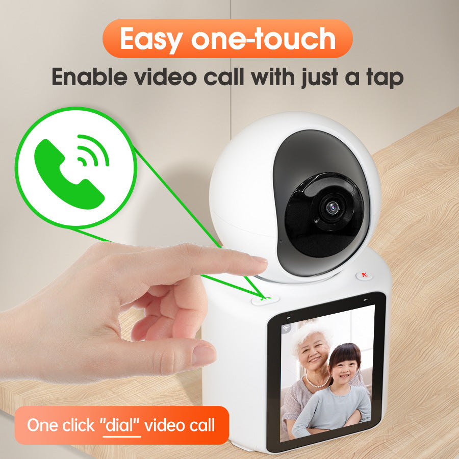 Home video call monitoring camera, two-way video call