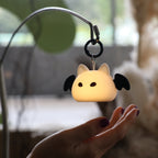 Halloween Bat Night Light, Cute LED Silicone Touch Lamp with Hanging Rope, Rechargeable Waterproof Portable Lamp for Camping & Halloween Decor | 33% OFF, FREE SHIPPING