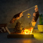 Handmade Epoxy Resin Night Light, Fantasy Table Lamp, LOTR Inspired Gift | 50% OFF, FREE SHIPPING