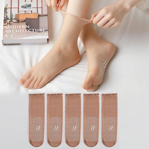✨No-Snag Invisible Sheer Socks for Women – Anti-Slip, Ultra-Thin & Transparent✨