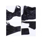Floral Lace Plus Size Underwire Unlined Unpadded Minimizer Full Coverage Bra Women's Wear Comfortable Breathable Mesh Cup | FREE SHIPPING