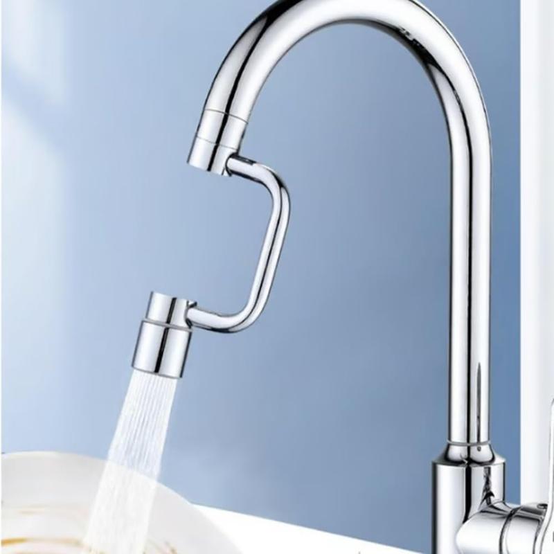 Rotatable Faucet Aerator Extension - for Effortless, All-Angle Control, Rotating Swivel Faucet Aerator Extender, Kitchen Bathroom Sink Faucets Sprayer Attachment with 2 Mode Splash(1PC) | FREE SHIPPING