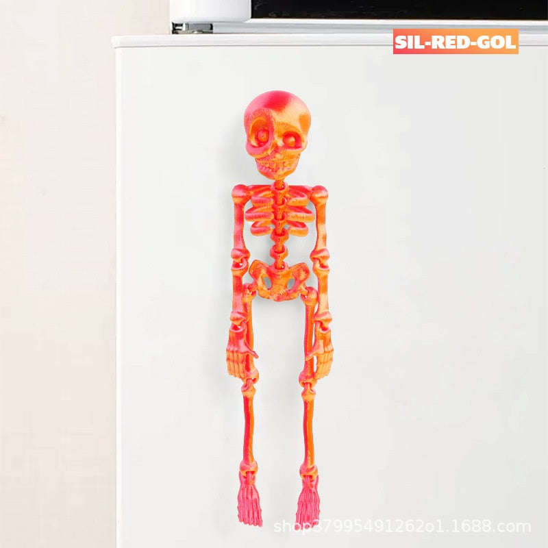 🎃 Skeleton Fridge Magnets – Poseable Halloween Decoration | 50% OFF, FREE SHIPPING