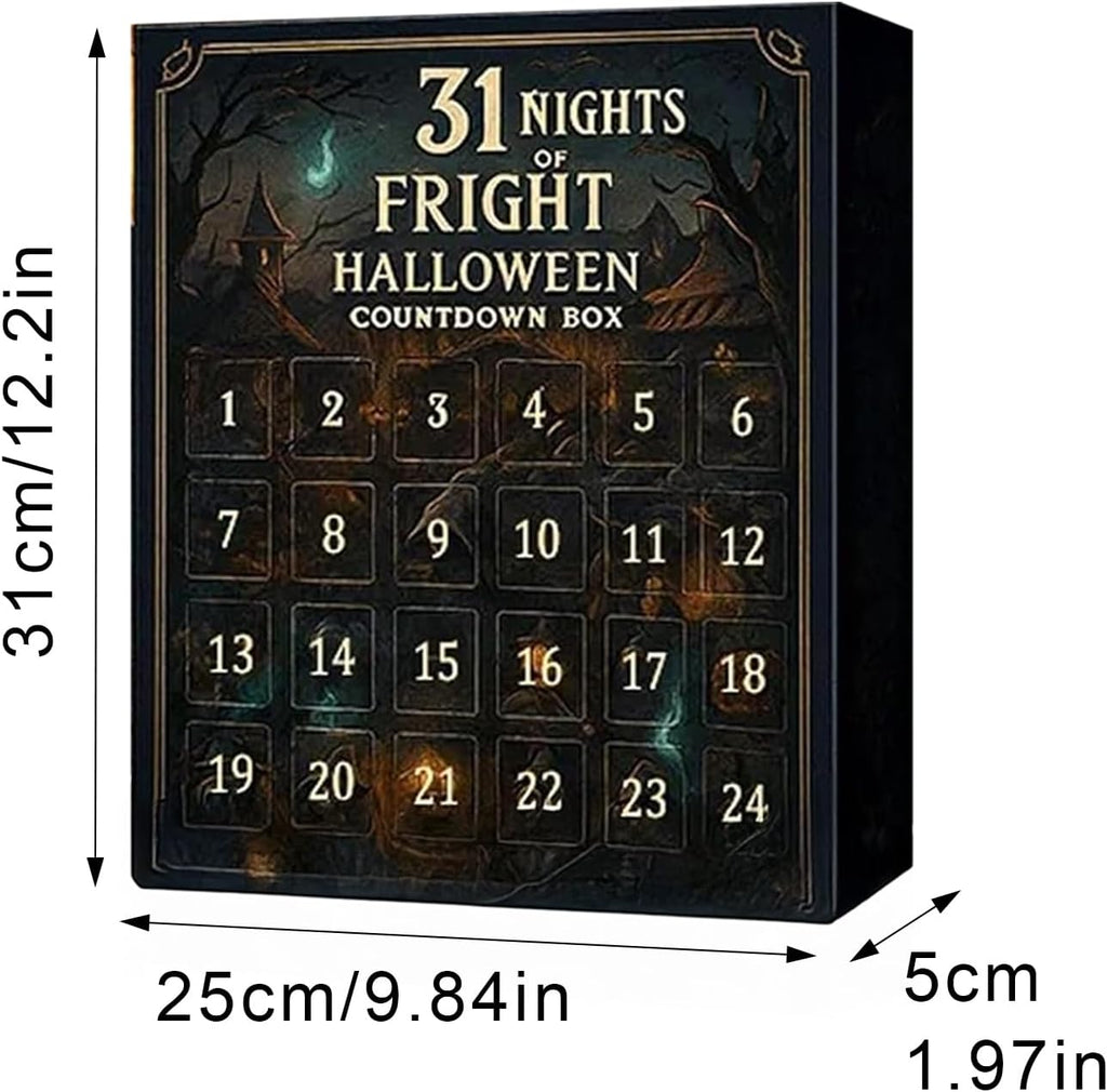 🎃 31 Nights of Fright – Halloween Countdown Box (2025 Edition) | 57% OFF, FREE SHIPPING