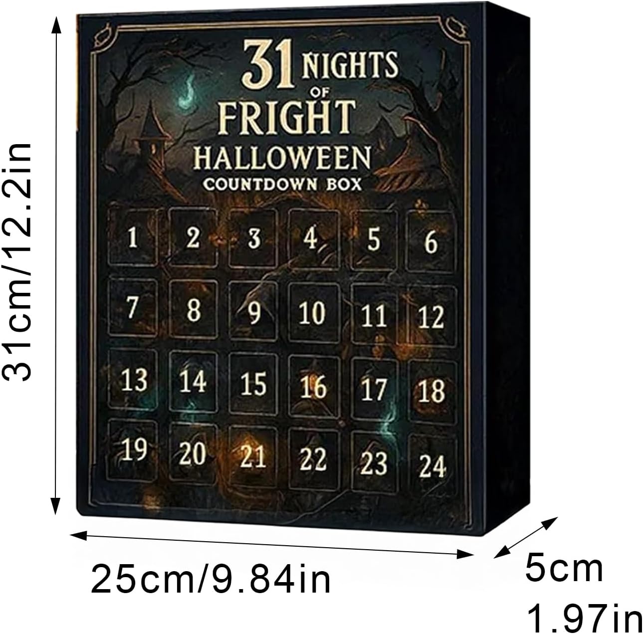 🎃 31 Nights of Fright – Halloween Countdown Box (2025 Edition) | 57% OFF, FREE SHIPPING