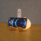 FXXK DUCK Creative Silicone Night Light USB Rechargeable Eye-Friendly Night Light | FREE SHIPPING