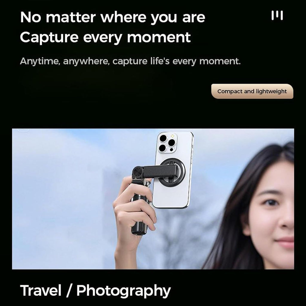 4-in-1 Magnetic Selfie Stick with Tripod, Remote & 360° Rotation | 52% OFF, Free Shipping - TODAY ONLY