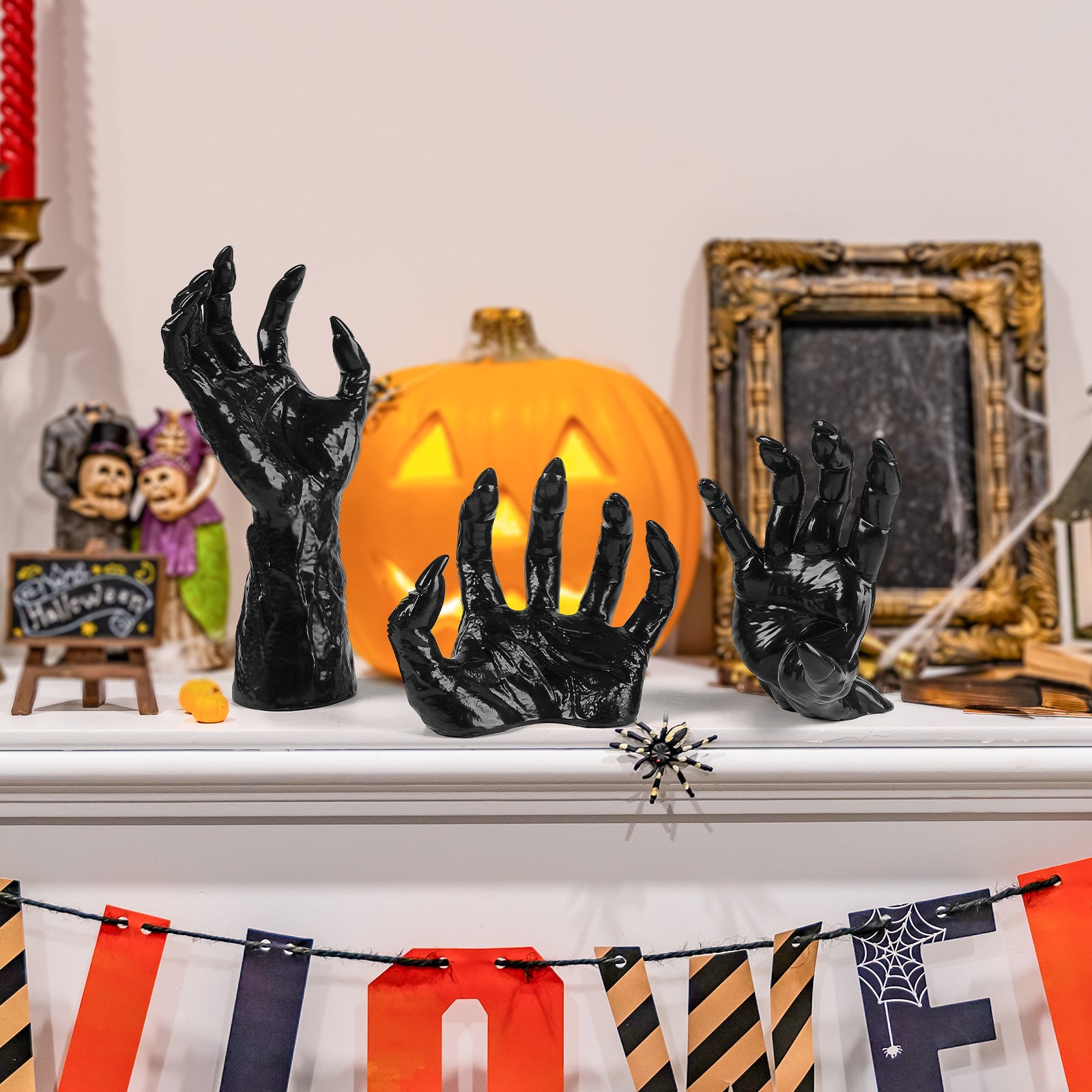 🖤 Halloween Witch’s Demon Hand Wall Decor – With Candle Holder | 50%OFF, FREE SHIPPING