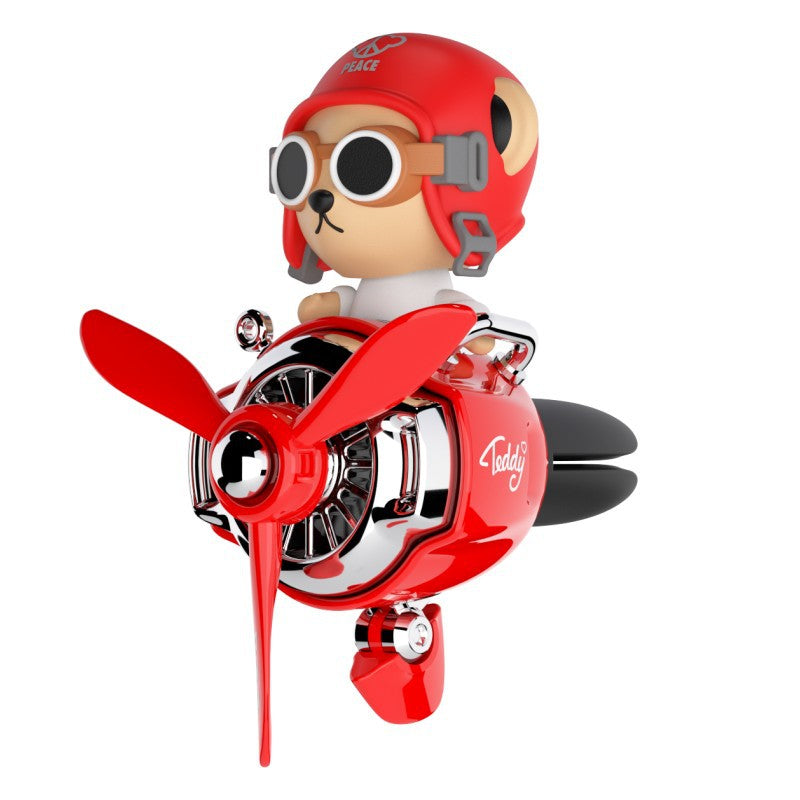 ✈️ Bear Pilot Car Freshener – Cute Teddy Air Vent Clip | 33% OFF, FREE SHIPPING