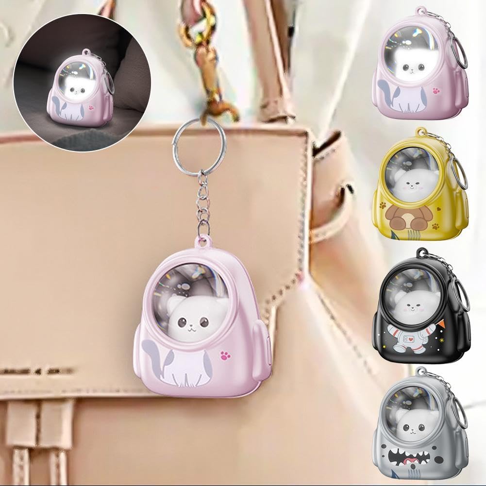 Mini Cat Keychain Flashlight – Cute LED Pocket Torch, Battery Powered & Portable Light for Keys, Bags, Camping & Gifts | 50% OFF, FREE SHIPPING