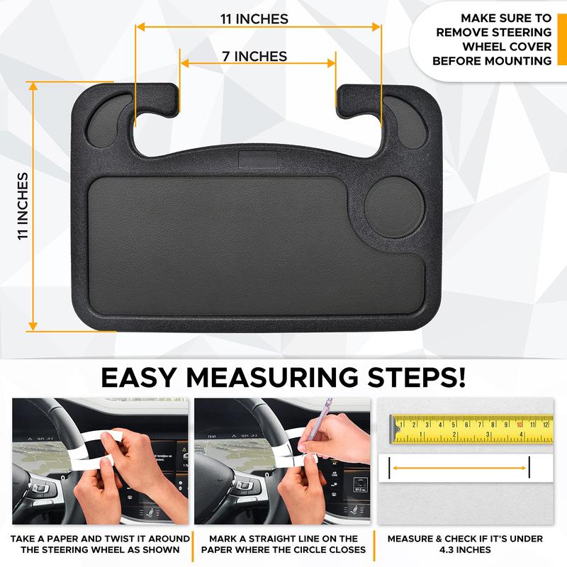 Multifunctional Car Steering Wheel Table Tray