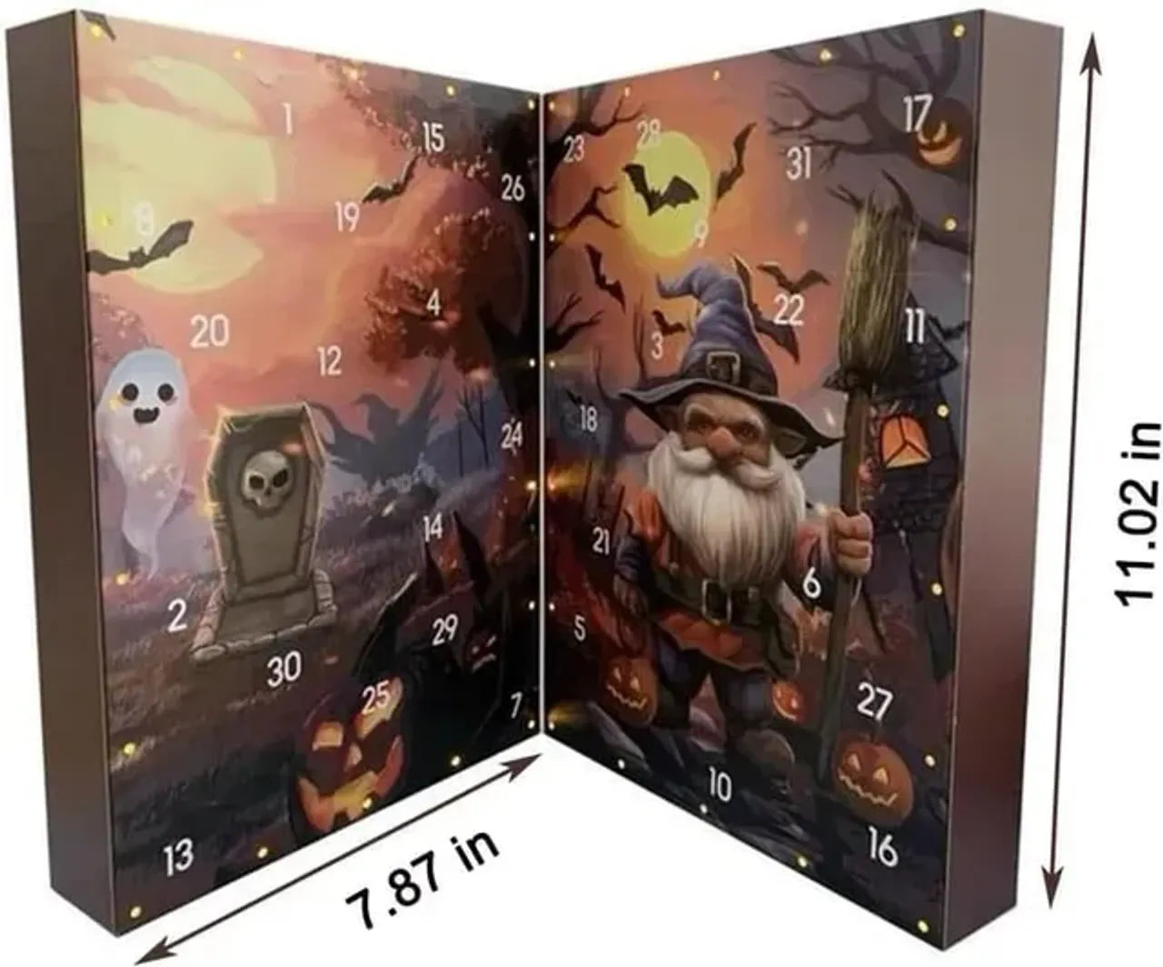 🎃 Halloween Gnome Countdown Calendar 2025 – 31 Days of Spooky Surprises | 50% OFF, FREE SHIPPING