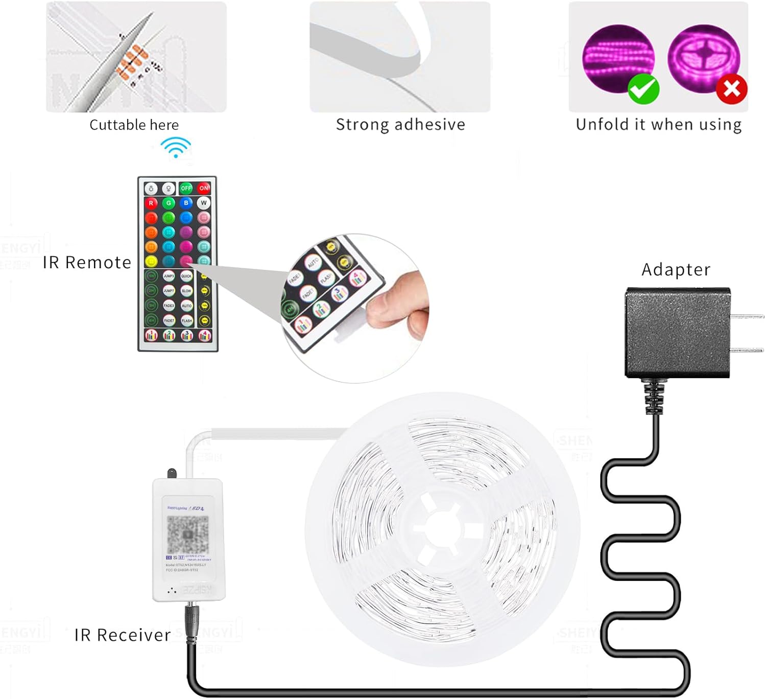 🎃 RGB LED Strip Lights – Music Sync & App Control | 33% OFF, FREE SHIPPING