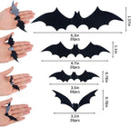 🦇 Halloween 3D Bat Wall Stickers – 120/140PCS Set | 70% OFF, FREE SHIPPING