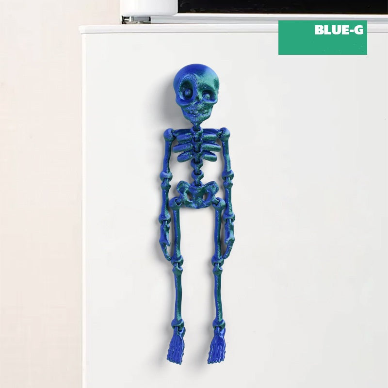 🎃 Skeleton Fridge Magnets – Poseable Halloween Decoration | 50% OFF, FREE SHIPPING