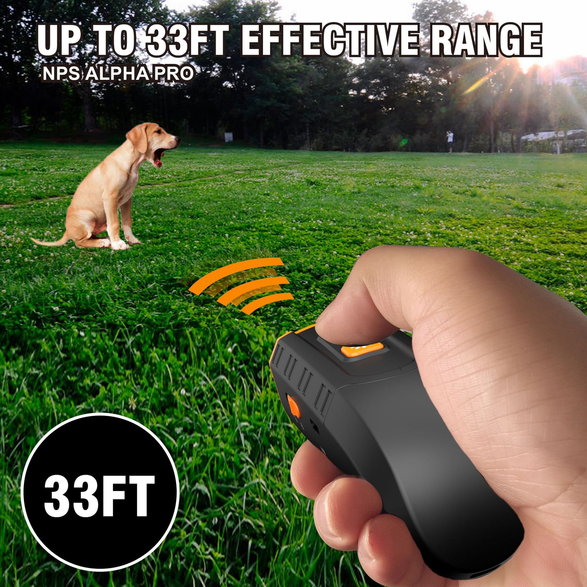 Handheld Ultrasonic Dog Trainer – Safe, Humane Bark Control Anywhere