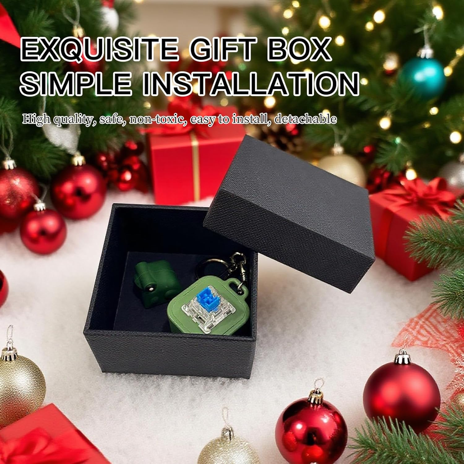 Frog Croaking & Quacking Duck Fidget Toy Keychain with Lights - Stress Relief Rechargeable | 50% OFF, FREE SHIPPING Toy