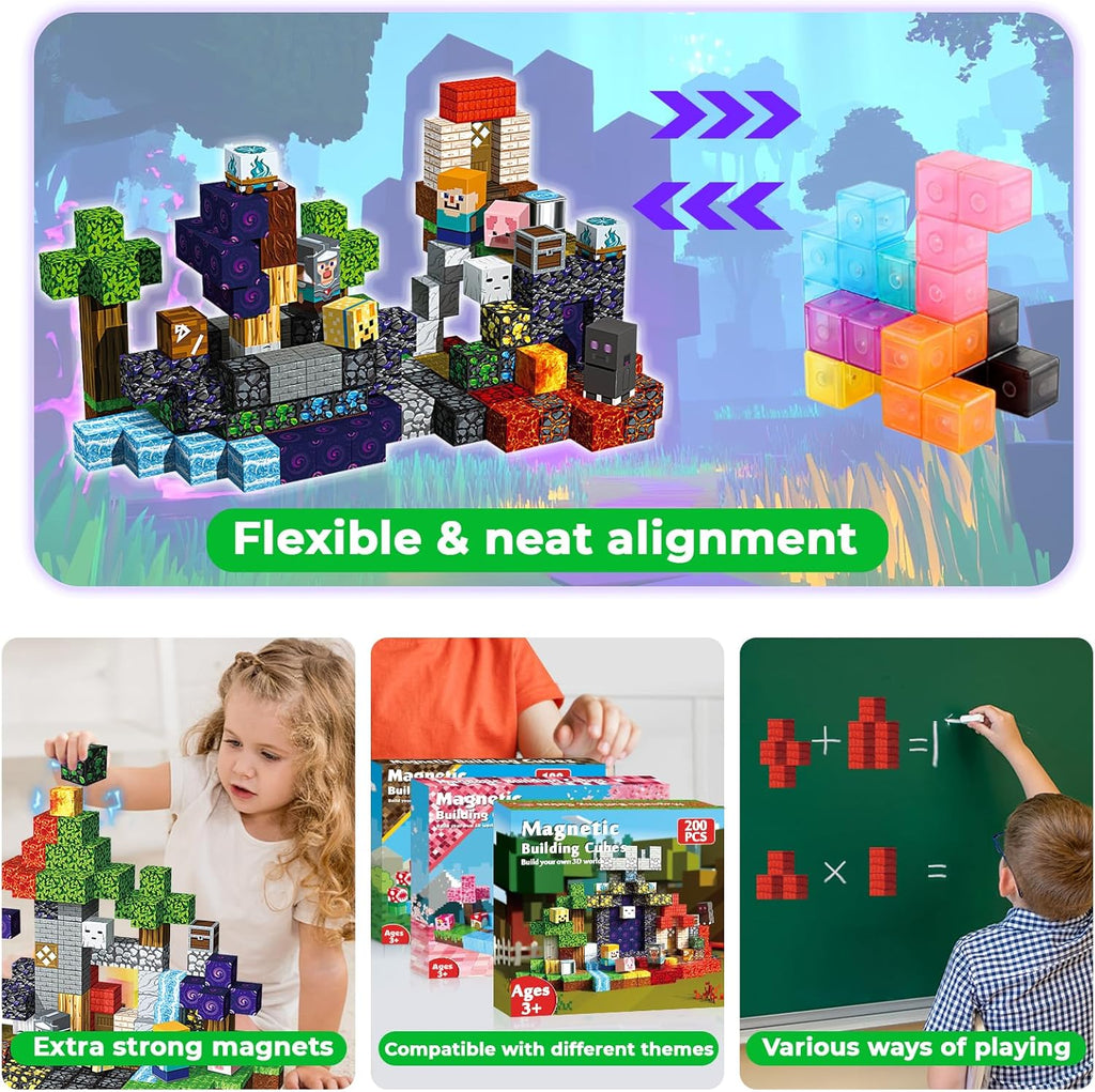 200‑Piece Magnetic Building Cube Set – STEM Creativity in Every Block | 40% OFF, $40 Savings, Free Shipping – TODAY ONLY!