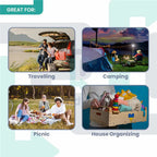 Camping Box With Folding Seat, Outdoor Car Fishing Bench