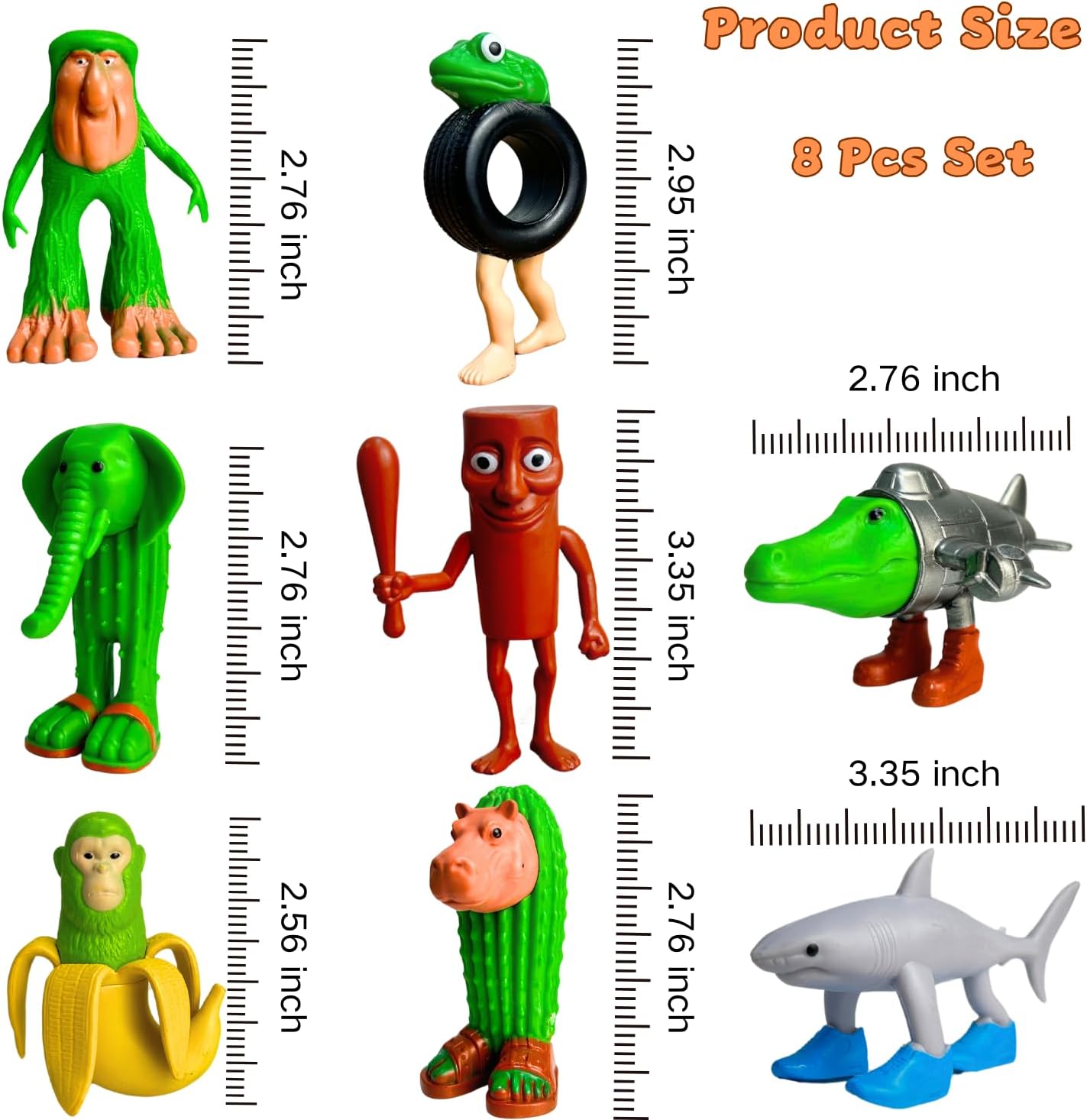 Tralalero Tralala Figures – 8PCS Brainrot Collectibles That Make No Sense (And That’s the Point)