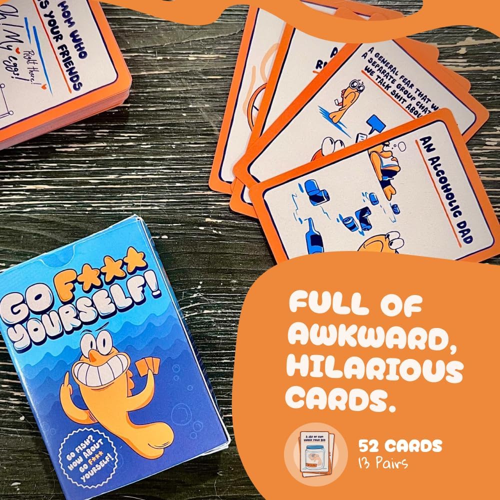 Go F*** Yourself! 🎃 Free Shipping – The Adult Fishing Card Game for Parties & Halloween Fun