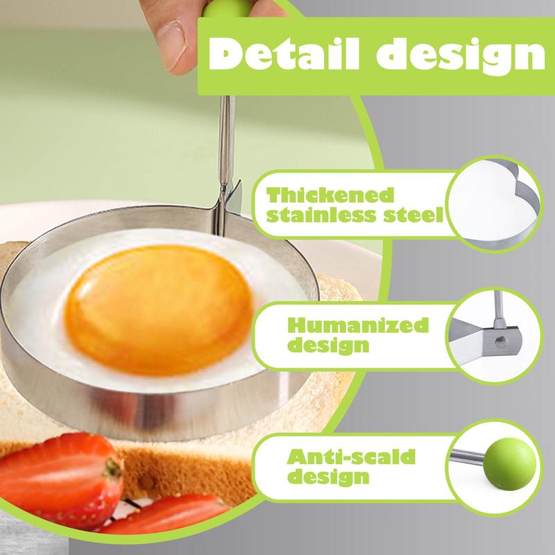 5 Types Of Stainless Steel Cooking Molds | Free Shipping