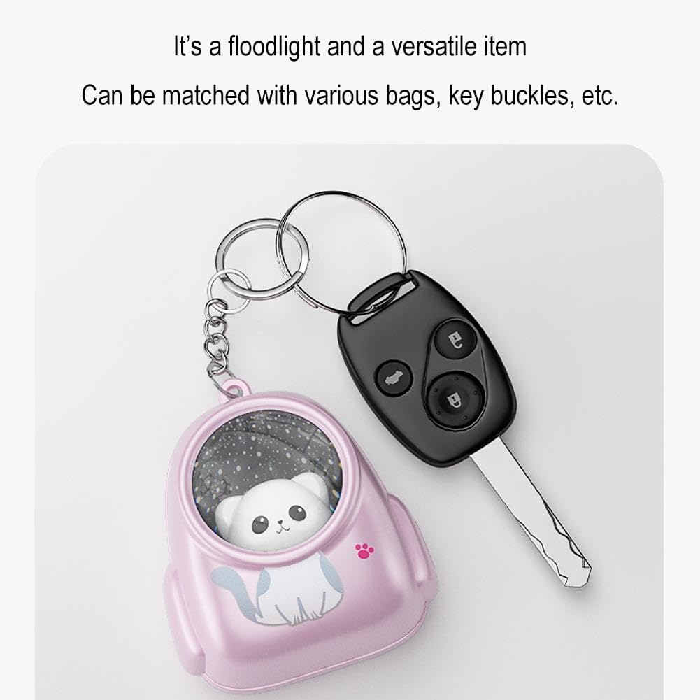 Mini Cat Keychain Flashlight – Cute LED Pocket Torch, Battery Powered & Portable Light for Keys, Bags, Camping & Gifts | 50% OFF, FREE SHIPPING