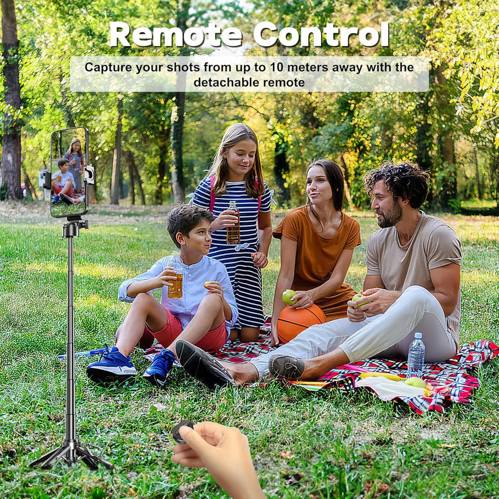 4-in-1 Magnetic Selfie Stick with Tripod, Remote & 360° Rotation | 52% OFF, Free Shipping - TODAY ONLY