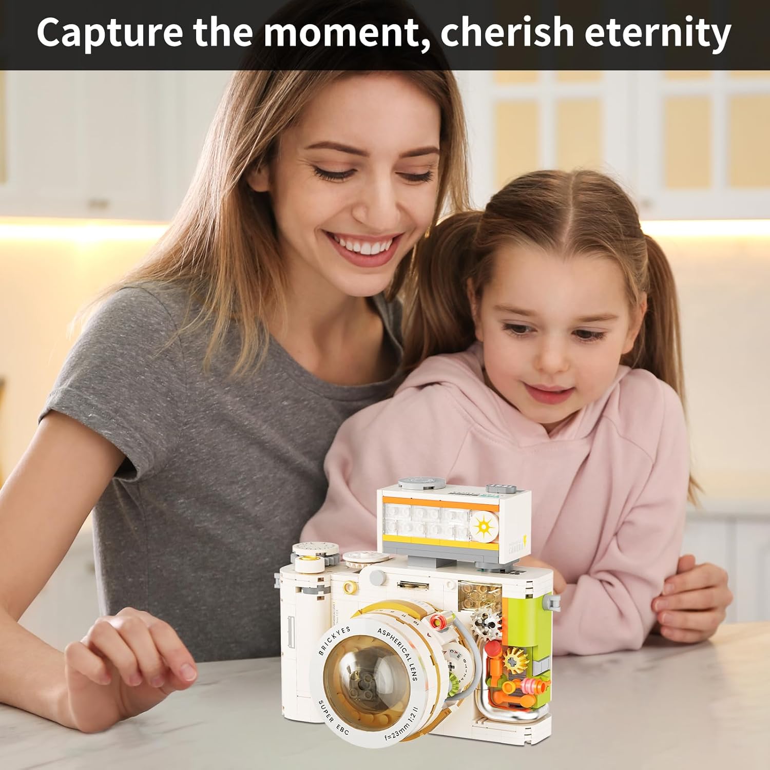Retro Camera Building Blocks – 1:1 DSLR Puzzle Model Kit for Adults | 50% OFF, FREE SHIPPING