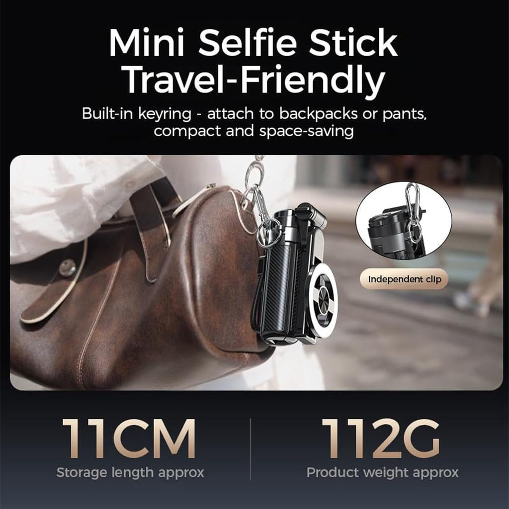 4-in-1 Magnetic Selfie Stick with Tripod, Remote & 360° Rotation | 52% OFF, Free Shipping - TODAY ONLY