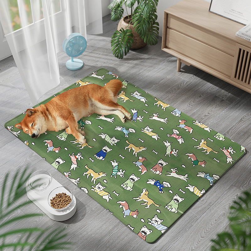 Pet Cooling Mat – Gel Ice Pad with Waterproof & Scratch-Resistant Cover
