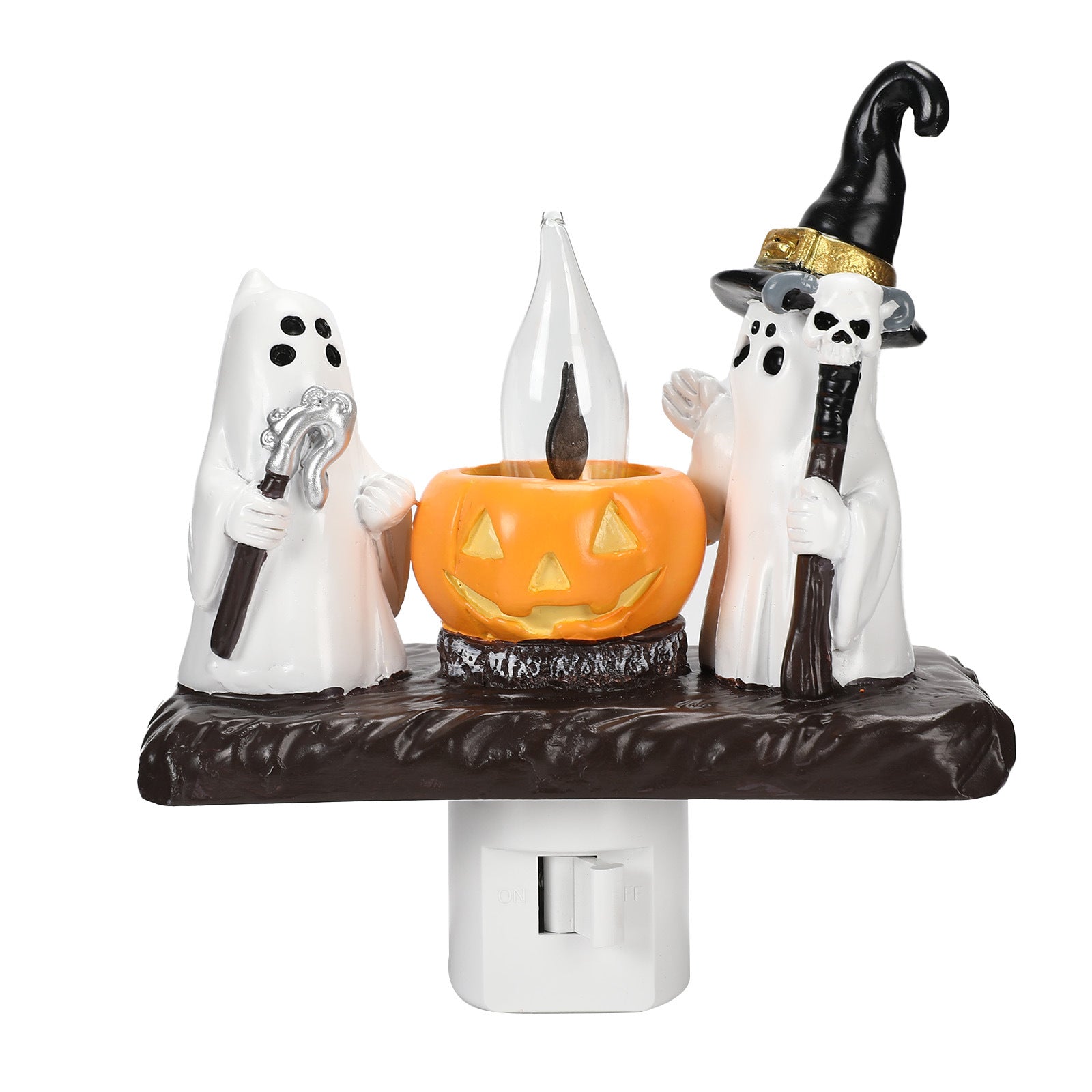 👻 Ghost Campfire Nightlight – Flickering Halloween Flame Glow | 50% OFF, FREE SHIPPING