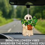 Halloween Ghost Suncatcher – Faux Stained Glass Acrylic Hanging Ornament | 50% OFF, FREE SHIPPING