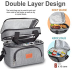 25L Insulated Lunch Cooler Bag with Shoulder Strap - Reusable Leak-Proof Tote for Camping & Travel | 40% OFF, FREE SHIPPING