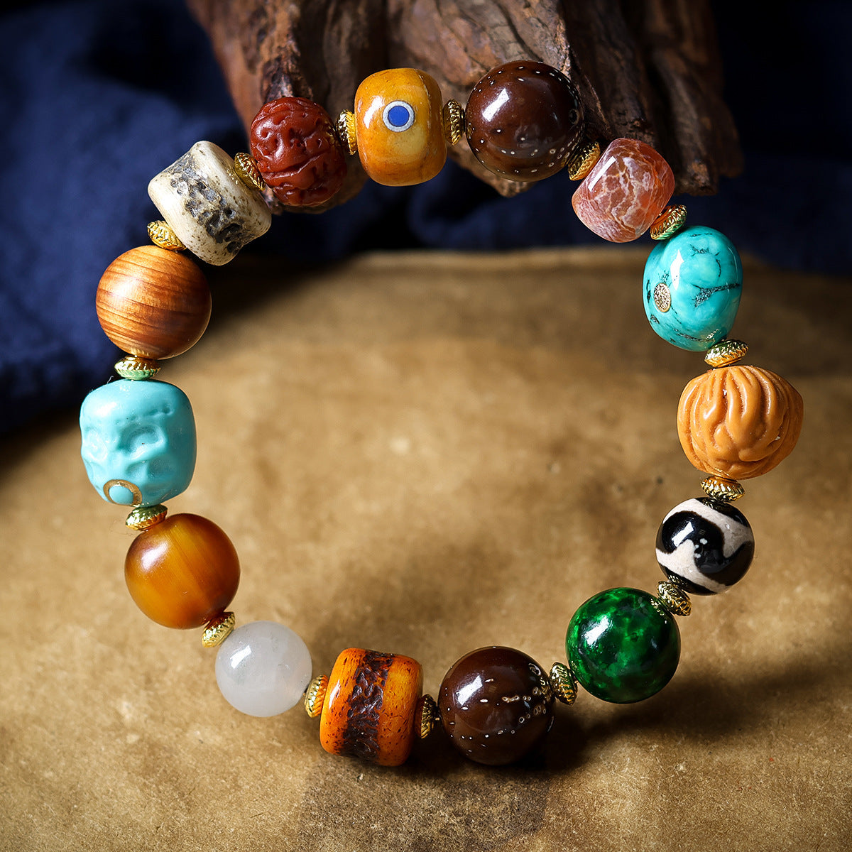 🔮Luck on Your Wrist – Hand-Woven Tibetan Yak Bone Bracelet | Free Shipping