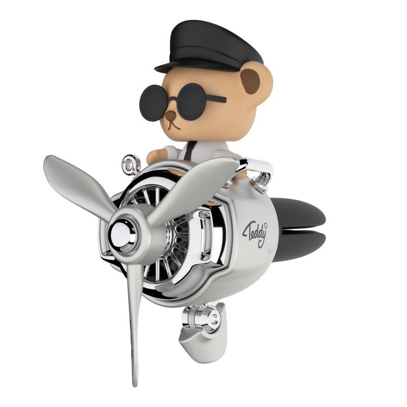 ✈️ Bear Pilot Car Freshener – Cute Teddy Air Vent Clip | 33% OFF, FREE SHIPPING