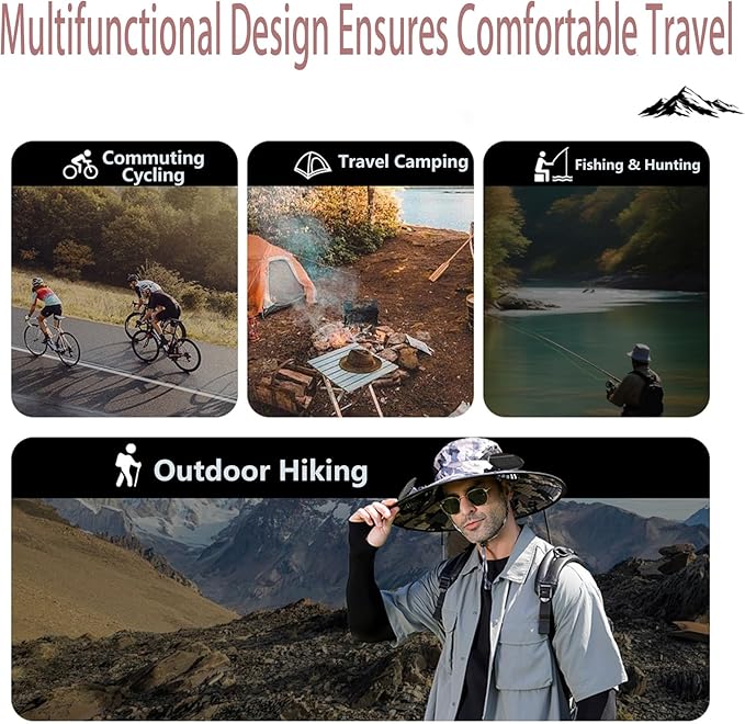 Solar Fan Sun Hat – Hands-Free Cooling, Sun Protection, Dual Power