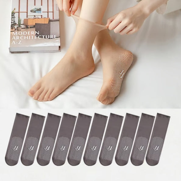 ✨No-Snag Invisible Sheer Socks for Women – Anti-Slip, Ultra-Thin & Transparent✨