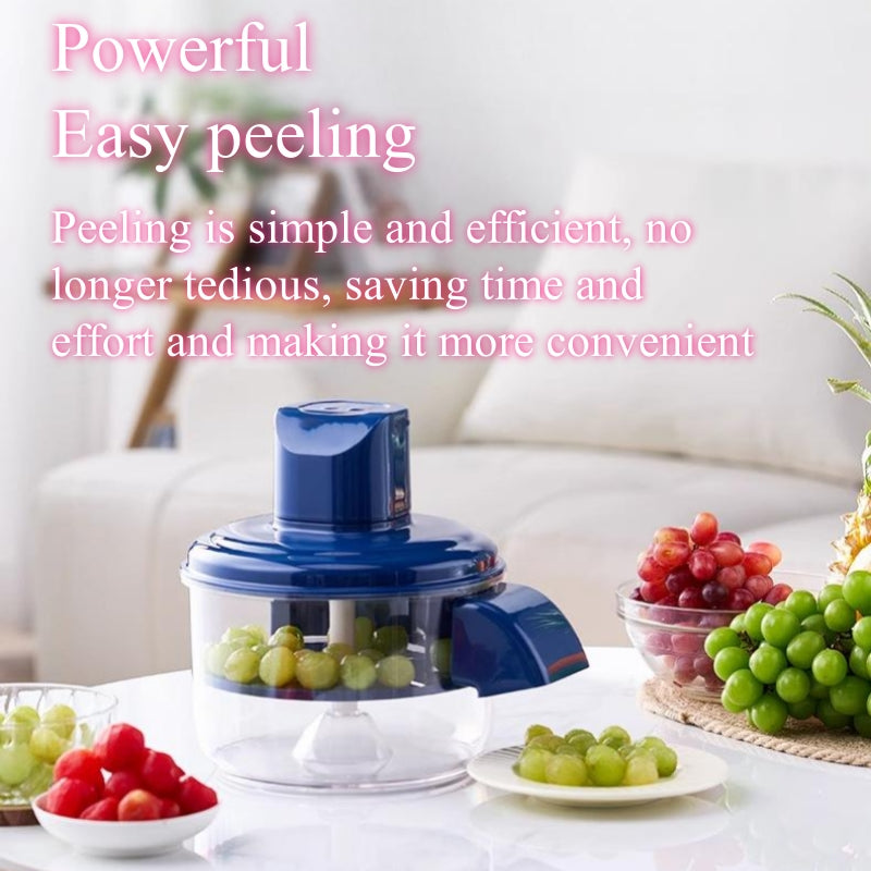 Electric Grape Peeling Machine, Automatic Small Fruit Garlic Peeler Machine Cherry Tomato Garlics Peeler Skin Remover Tool | FREE SHIPPING
