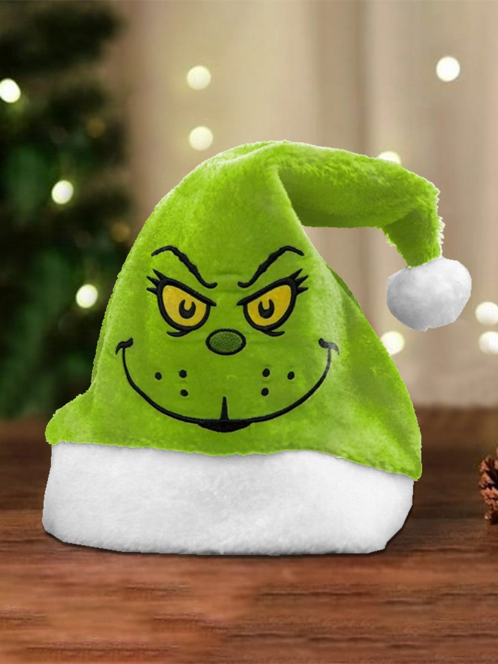 🎄 Sneaky Green Santa Hat – The “Not-So-Jolly” Christmas Grump Hat