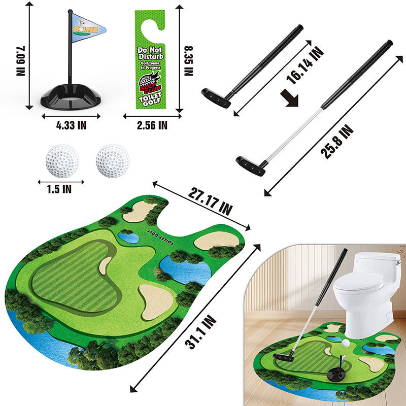 🚽 Toilet Golf Game – Turn Bathroom Breaks into Tee Time Fun! | 50% OFF, Free Shipping - TODAY ONLY