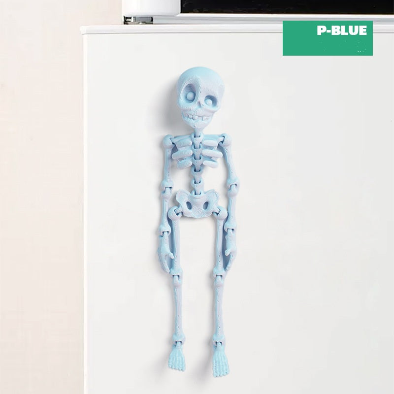 🎃 Skeleton Fridge Magnets – Poseable Halloween Decoration | 50% OFF, FREE SHIPPING