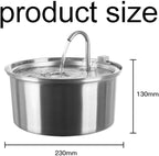 108oz Automatic Pet Water Fountain – Stainless Steel, Ultra-Quiet | 40% OFF, FREE SHIPPING