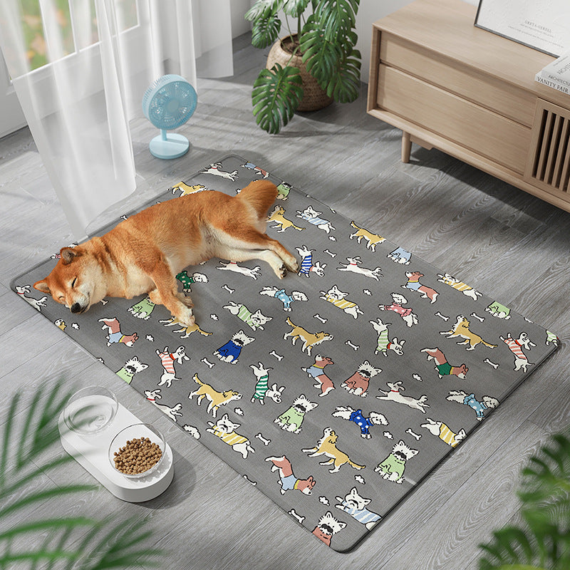 Pet Cooling Mat – Gel Ice Pad with Waterproof & Scratch-Resistant Cover